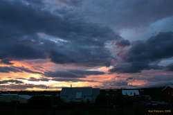 Sunset clouds and colours from my house