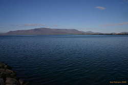 Esja on a beautiful summers day in Reykjavík