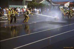 Firemens show in Fort Bragg