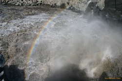 Waterfalls often make rainbows