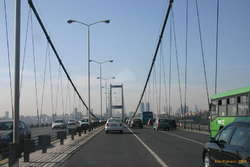 Our big suspension bridge over the Bosphorus