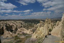 Looking out over the Göreme open air museum
