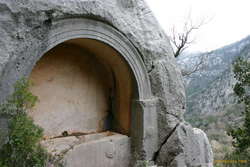 Carved tomb at Termessos