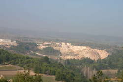 Marble quarrying near Kutahya