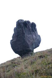 Standing stone off the Hvalfjörður road
