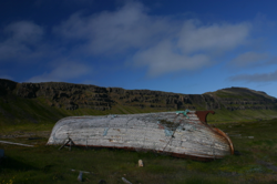 Big old boat in Reykjafjörður