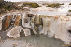 Mineral waterfall