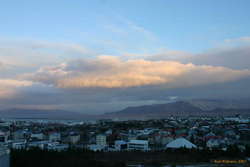 Clouds over Esja and Reykjavik