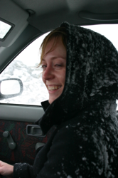 Chelle is snowy on the outside, but hotpot warm on the inside