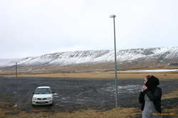 Ásta and I were the only visiters that day.  Lundarreykjadalur is not very high on the tourist radar.
