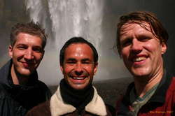 Waterfalls can be wet, Wolfgang, Alex and Karl