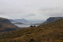 Looking back down Hvalfjörður