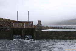 Dam at Hvalvatn
