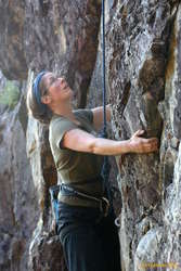 Erica climbing
