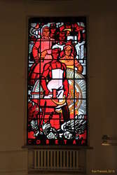 Stained glass in the political history museum