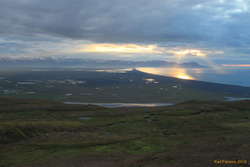 Sunbeams over Héraðsflói