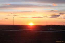 Sunset along Reykjanes