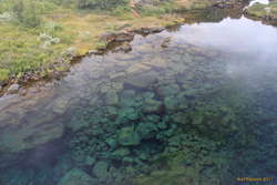 Clear waters near Peningagjá