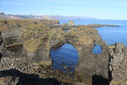 Rock arches near Arnarstapi