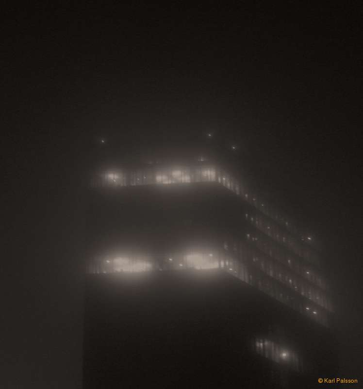 Fog on the tower