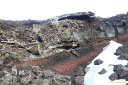 Cool lava formations