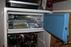 Fridge freezer inside