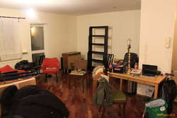 Big cluttered new loungeroom