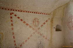 Old style ochre decorations