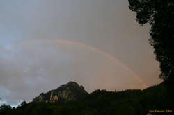 Rainbow over Neuschwanstein Castle