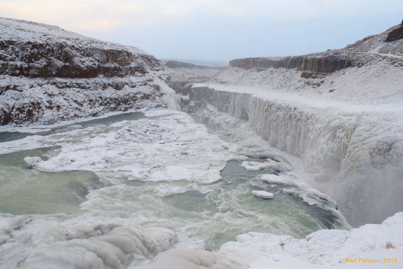 Frosty falls