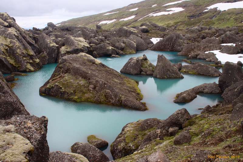 Upper pool at Stórurð