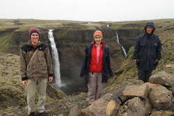 Helen, Mum and I at Háifoss