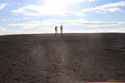 Men in the desert