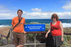 Kata and I at the South-Western corner of Australia