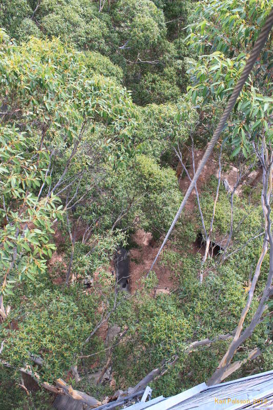 Looking down from the top