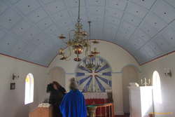 In the church at Ingjaldssandur