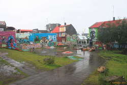 Wet day in Hjartatorg