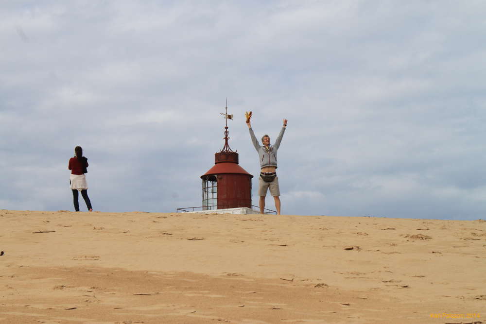 Wolfgang at Rubjerg Knude lighthouse